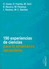 190 EXPERIENCIAS DE CIENCIAS PARA LA ENSEÑANZA SECUNDARIA